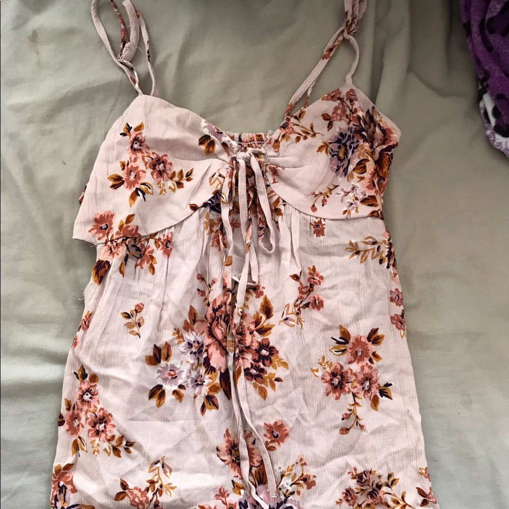 American eagle floral tank top