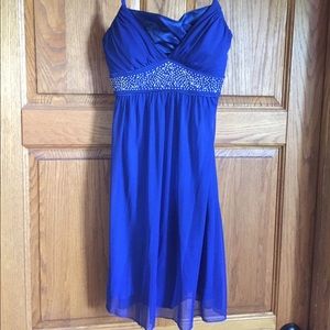 Blue cotillion dress; Taboo size small