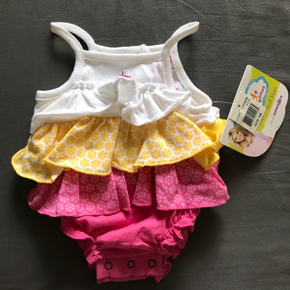 ☀️Newborn summer onesie🌸