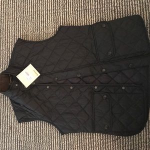 Men's Barbour Navy Vest