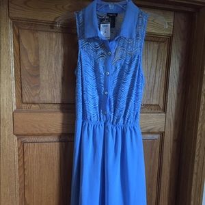 Baby blue Rue 21 summer dress; size medium. NWT