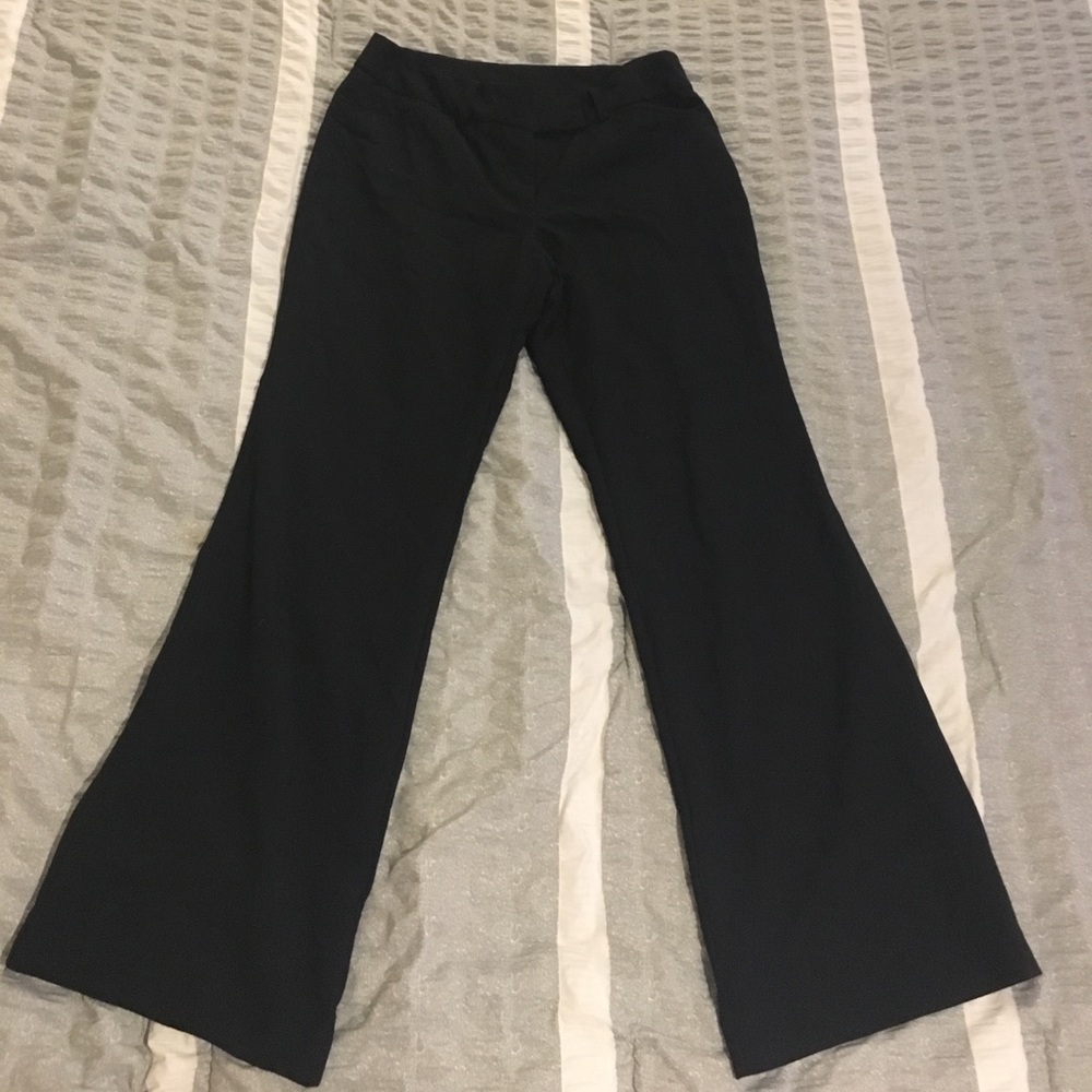 George Black Flare Business Pants
