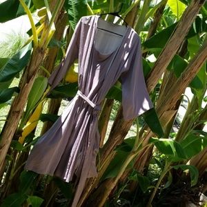 Anne Klein Belted Robe & Gown Set