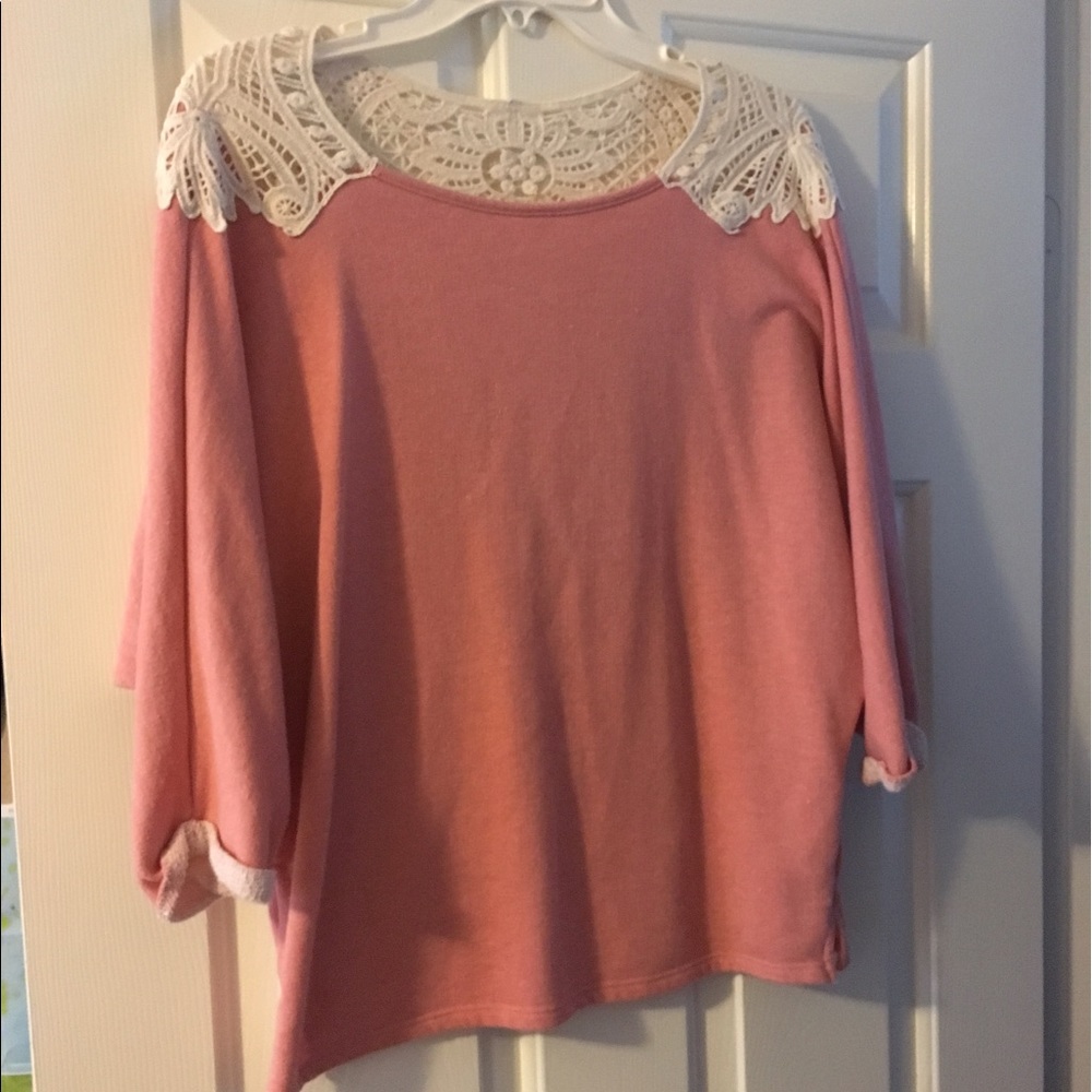 Light pink sweater!