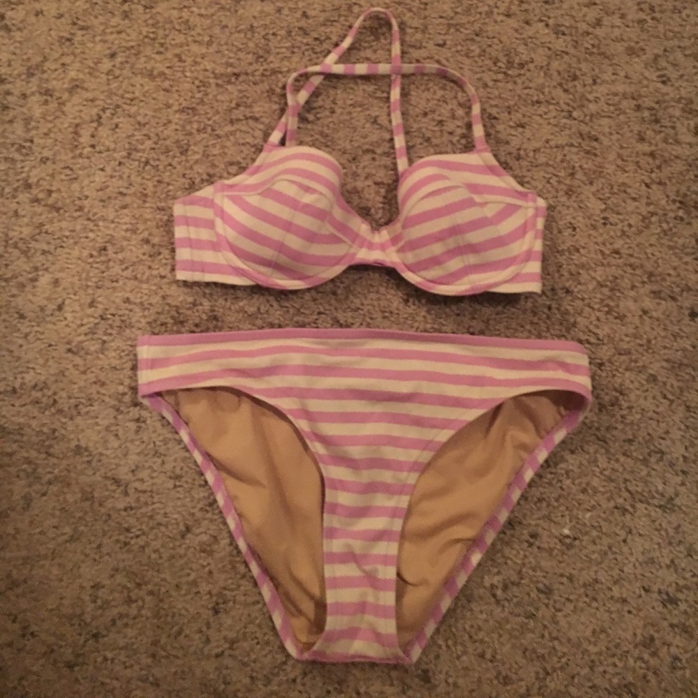 J.Crew high waisted 2 piece swim suit s: S
