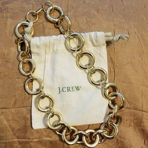 J.Crew Gold Link Necklace