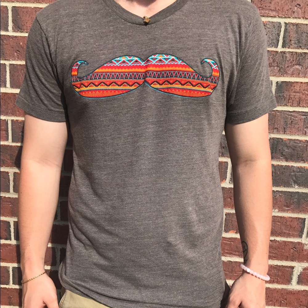 MUSTACHE shirt MEDIUM