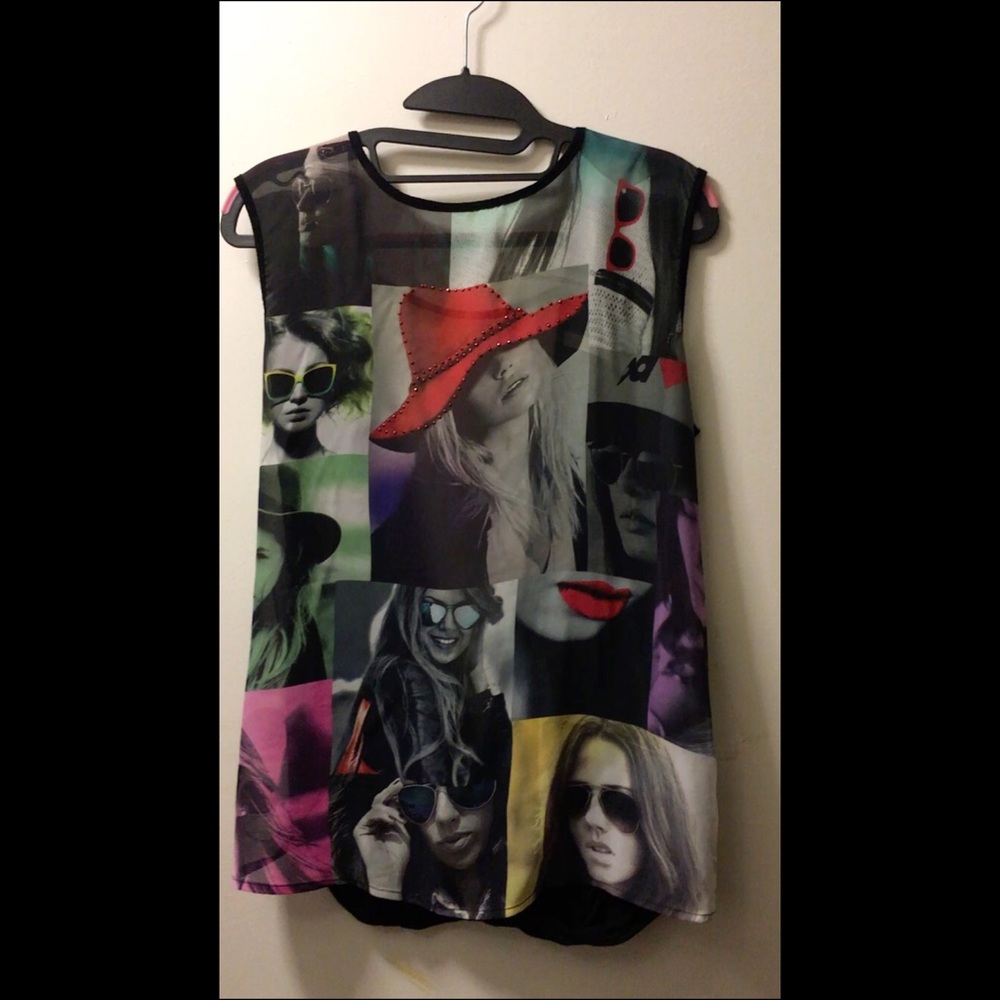 Unique Sleeveless Shirt By Ocasion