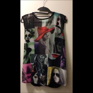 Unique Sleeveless Shirt By Ocasion