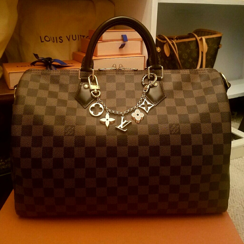 Louis Vuitton Speedy Bandoliere 35 Daimer Ebene