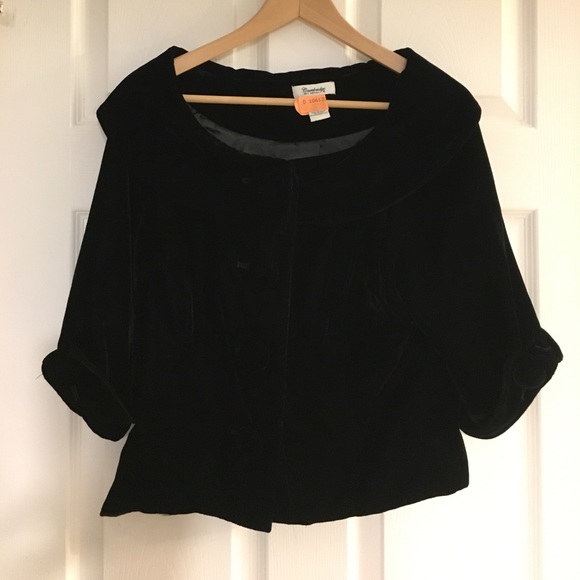 Jackets & Blazers - Black velvet jacket
