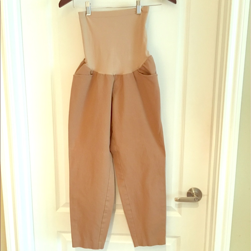 Ankle length maternity pants