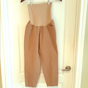 Ankle length maternity pants