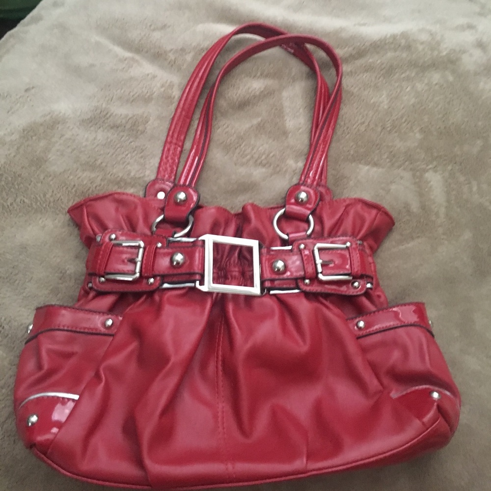 Cherry red Wilsons leather purse