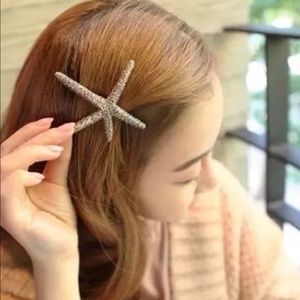 Mermaid SET starfish mix match hair clip barrette