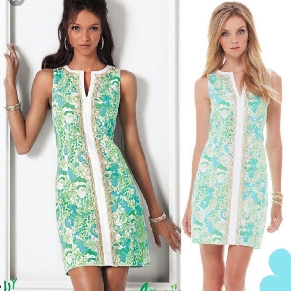 Lilly Pulitzer Janice Shift. Limeade It's A Zoo