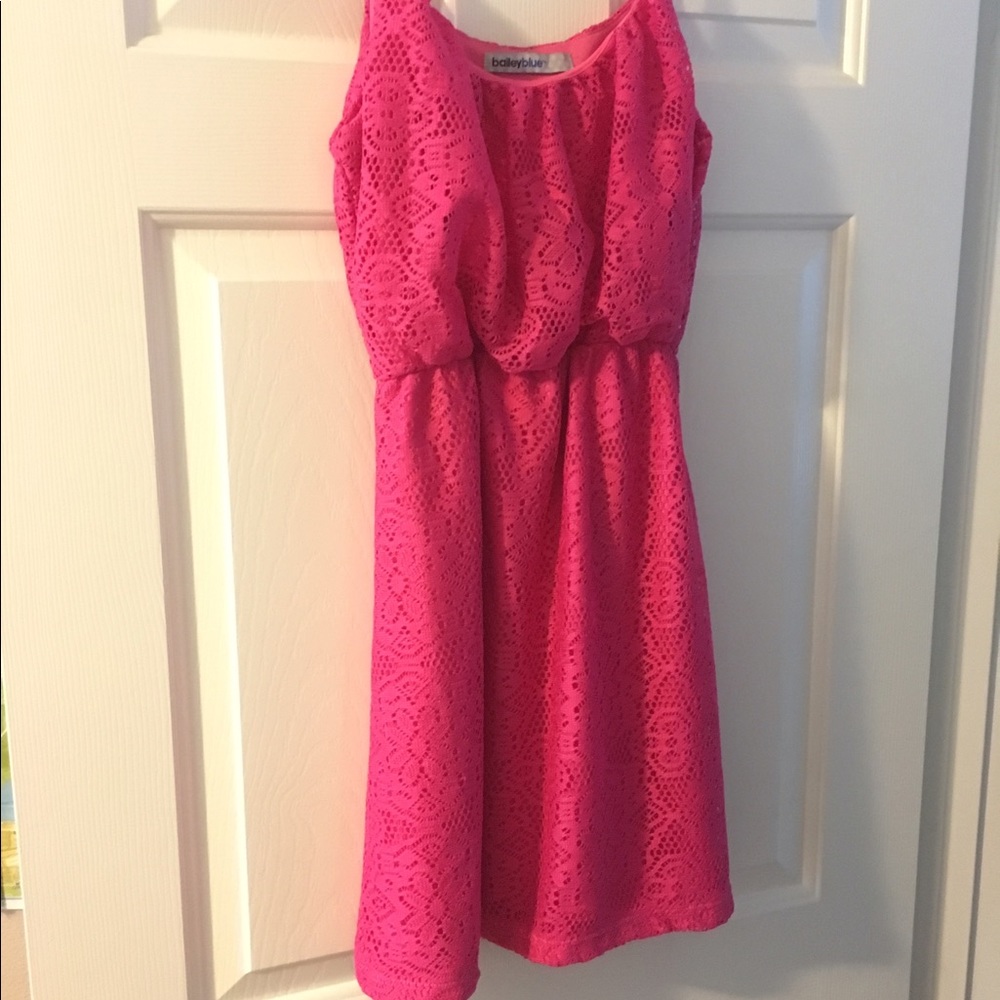 Little Pink Crochet Dress!