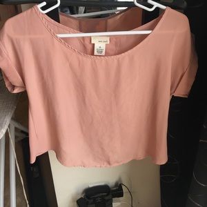 Wet seal crop top