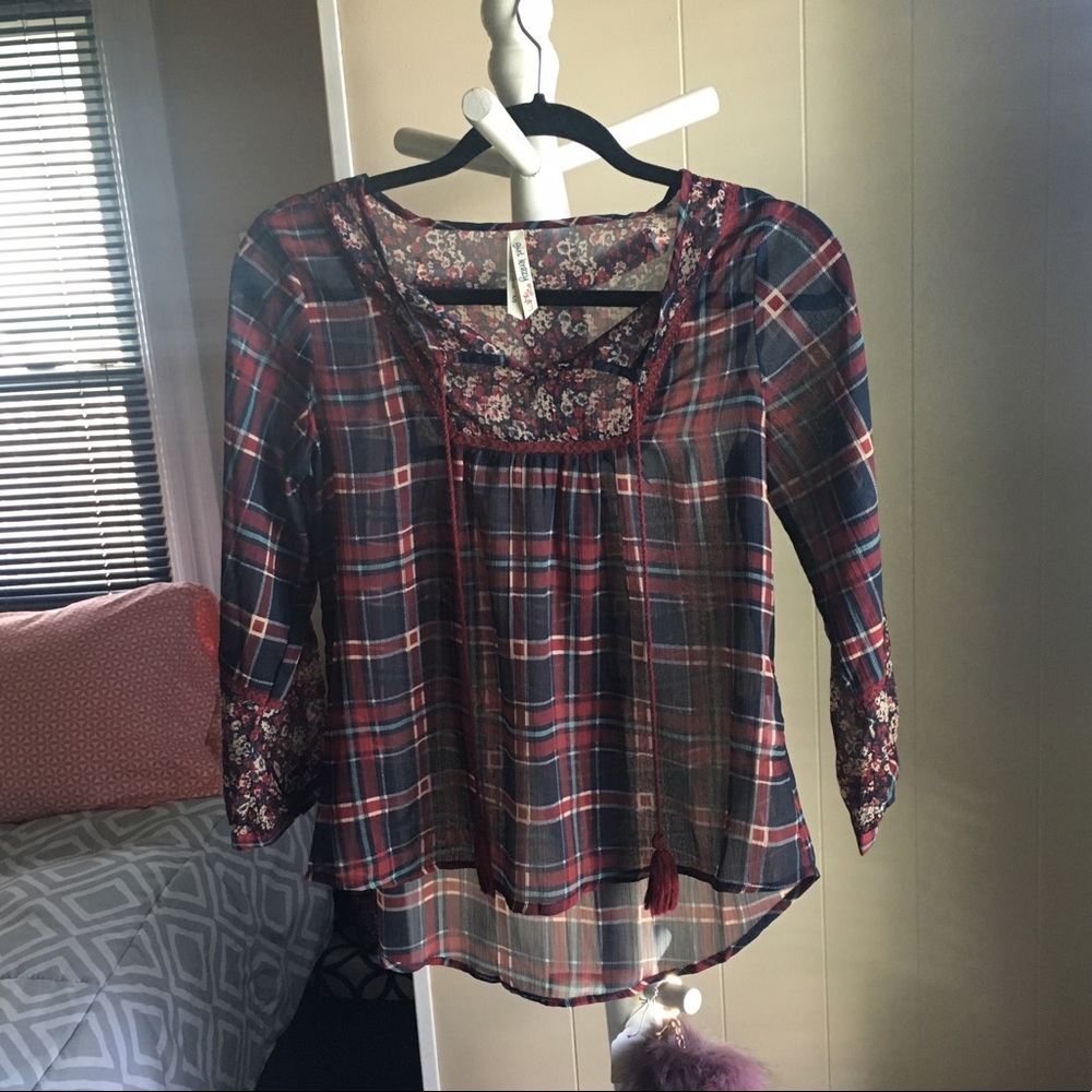 Flannel Patterned blouse