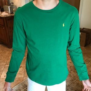 Long sleeve polo tee