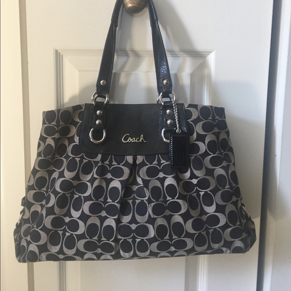 Coach logo purse
