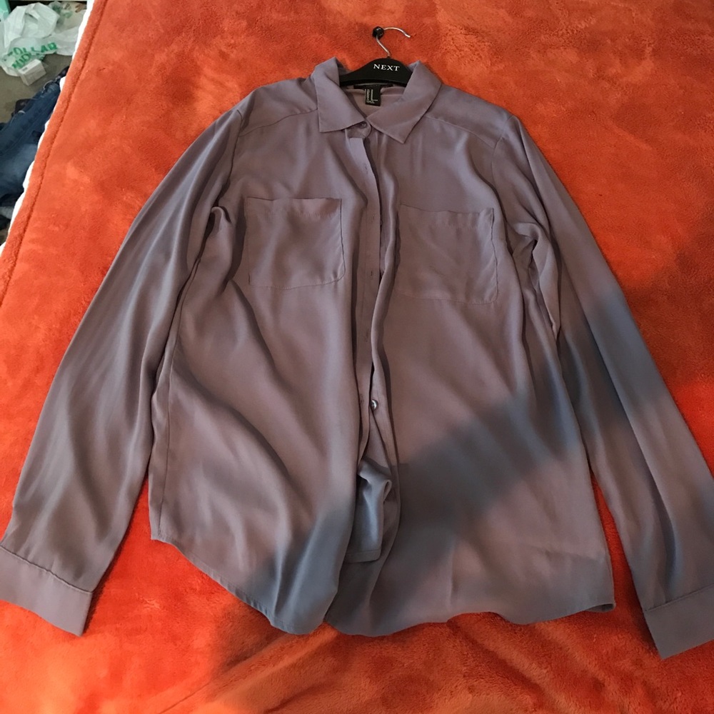 Lavender button up