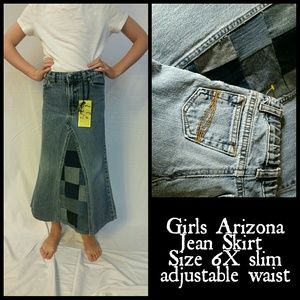 ☆reduced☆Girls Arizona Jean Skirt. Size 6x slim.