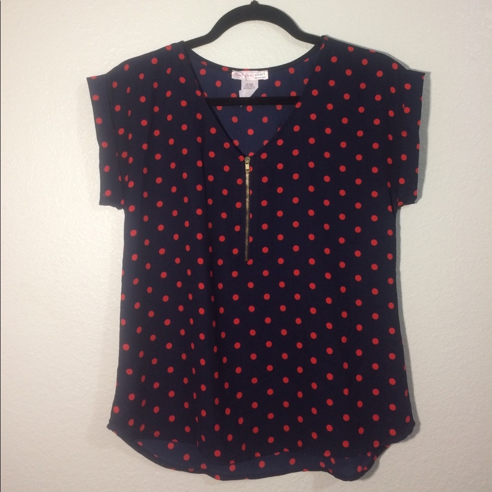 Polka Dot Lightweight Top