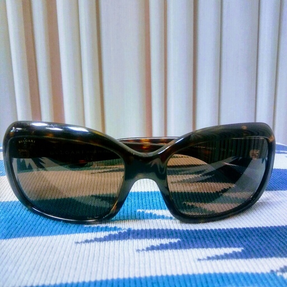 Bvlgari tortoise sunglasses