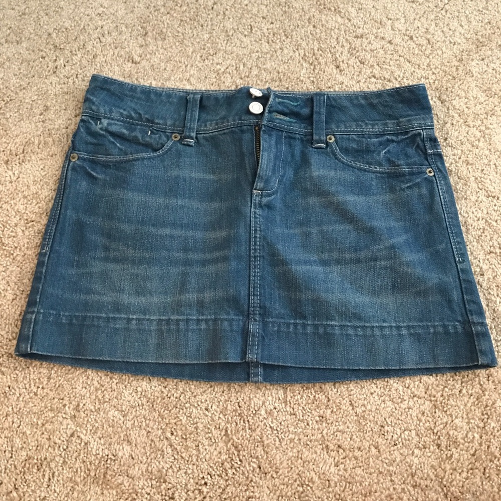 Mini Jean skirt