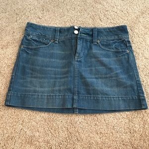 Mini Jean skirt