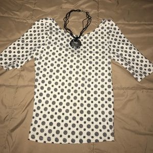 White half sleeve with black mandala like pattern