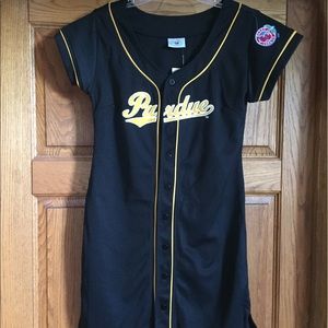 Purdue Cherry League jersey dress