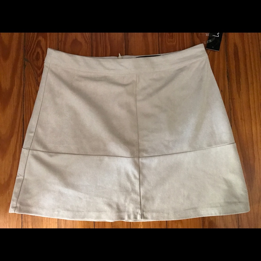 Suede Skirt