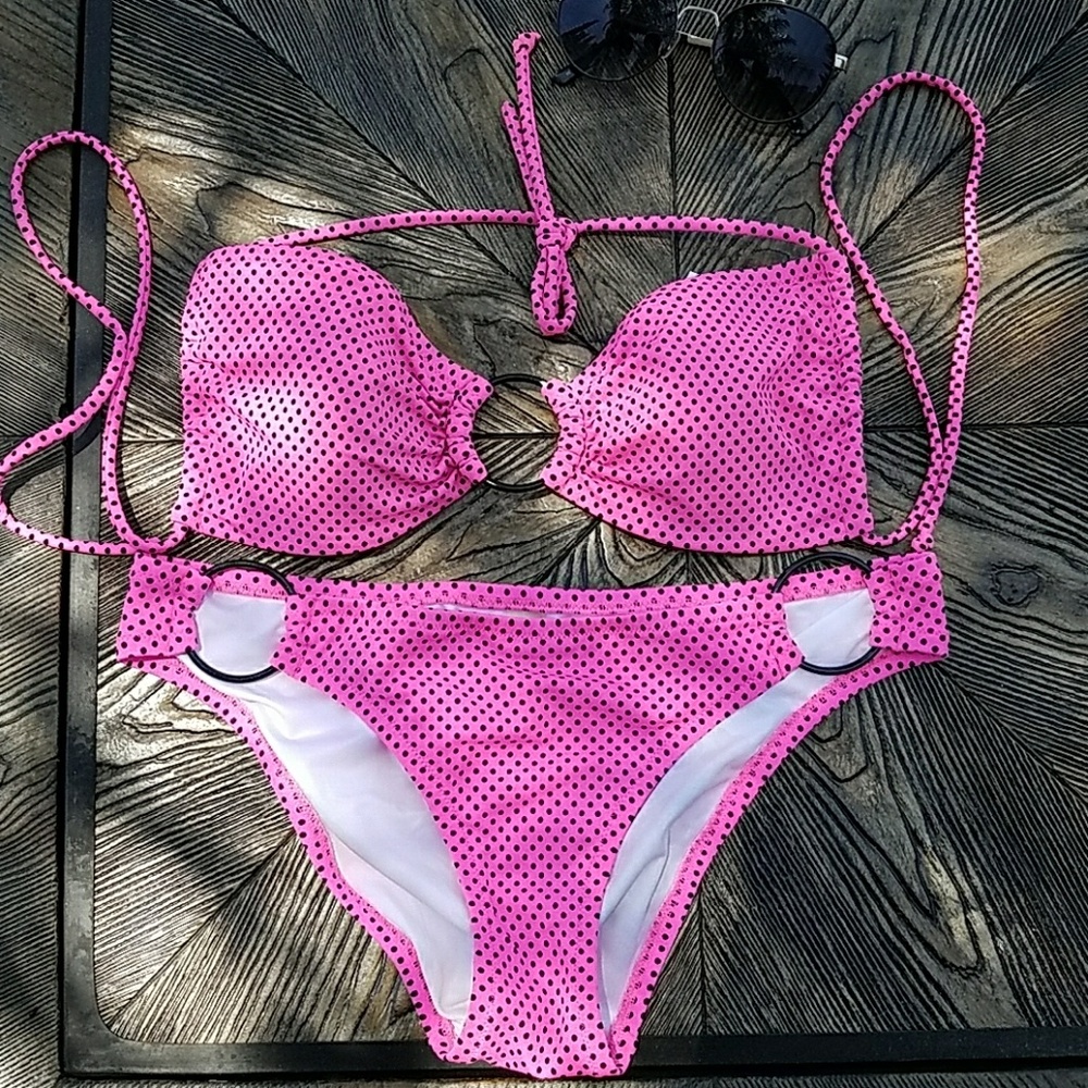 Victoria's Secret polka dot pink bikini