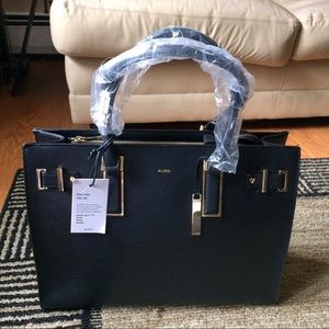 Aldo Izabelle Black Laptop Bag