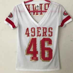 Victoria's Secret 49ers jersey