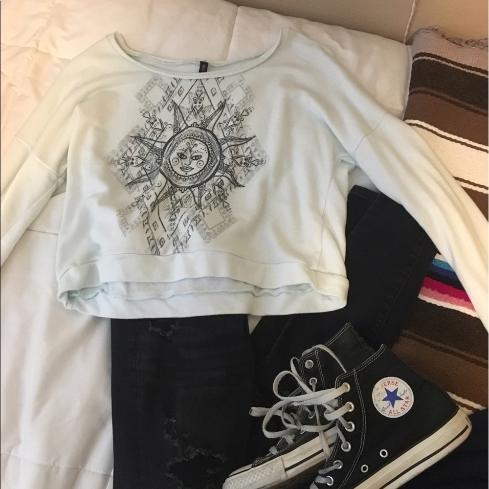 White Sun Mandala Sweater!