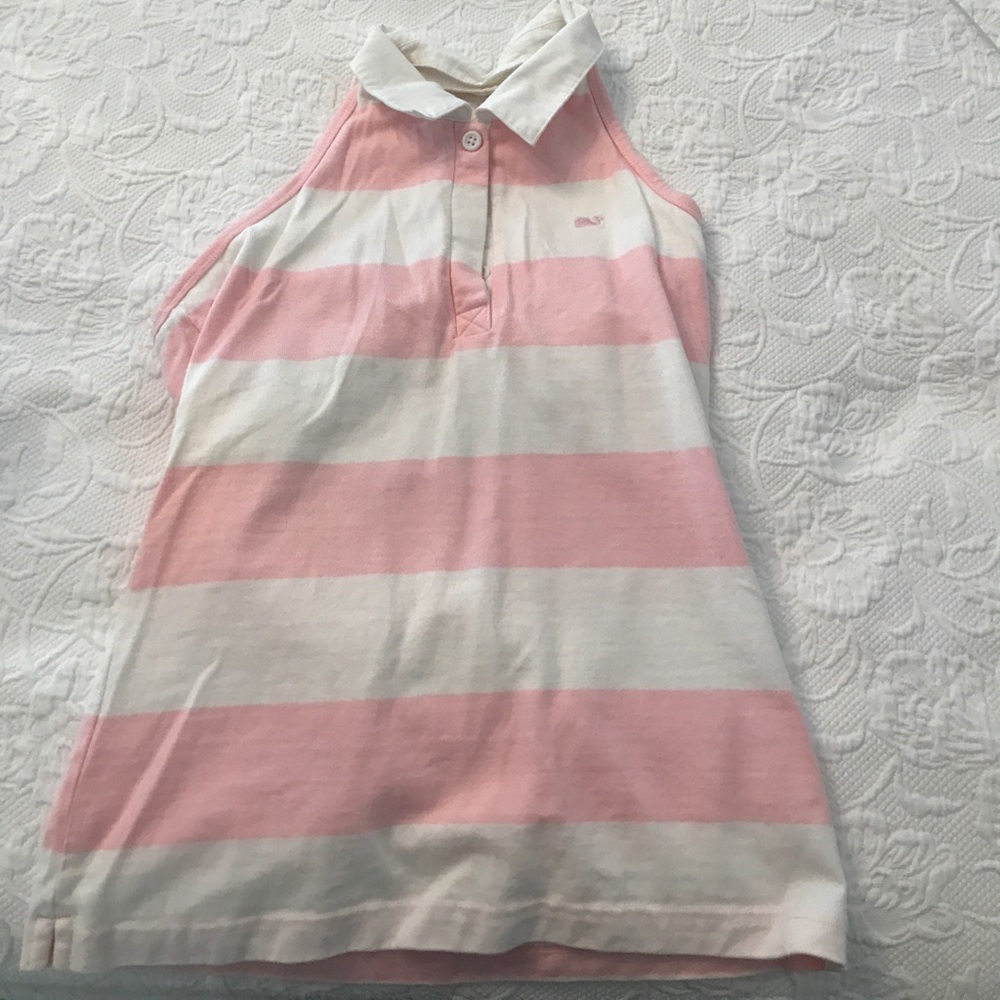 Pink and White Vineyard Vines Top (small)
