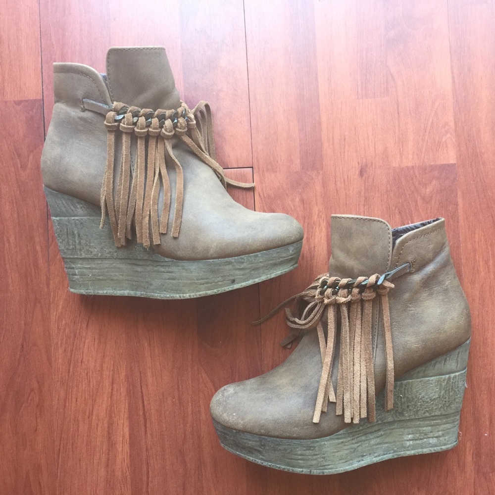 Fringe Booties - image 1