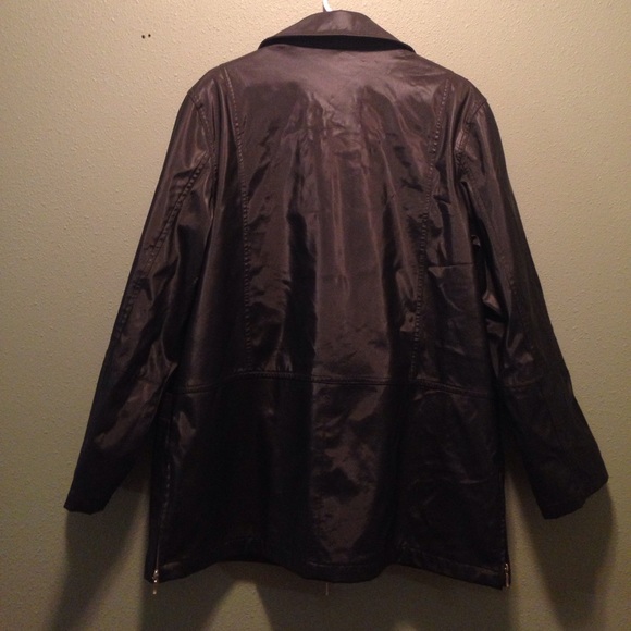 CS Signature Long Black Slicker Jacket Large - Picture 2 of 3