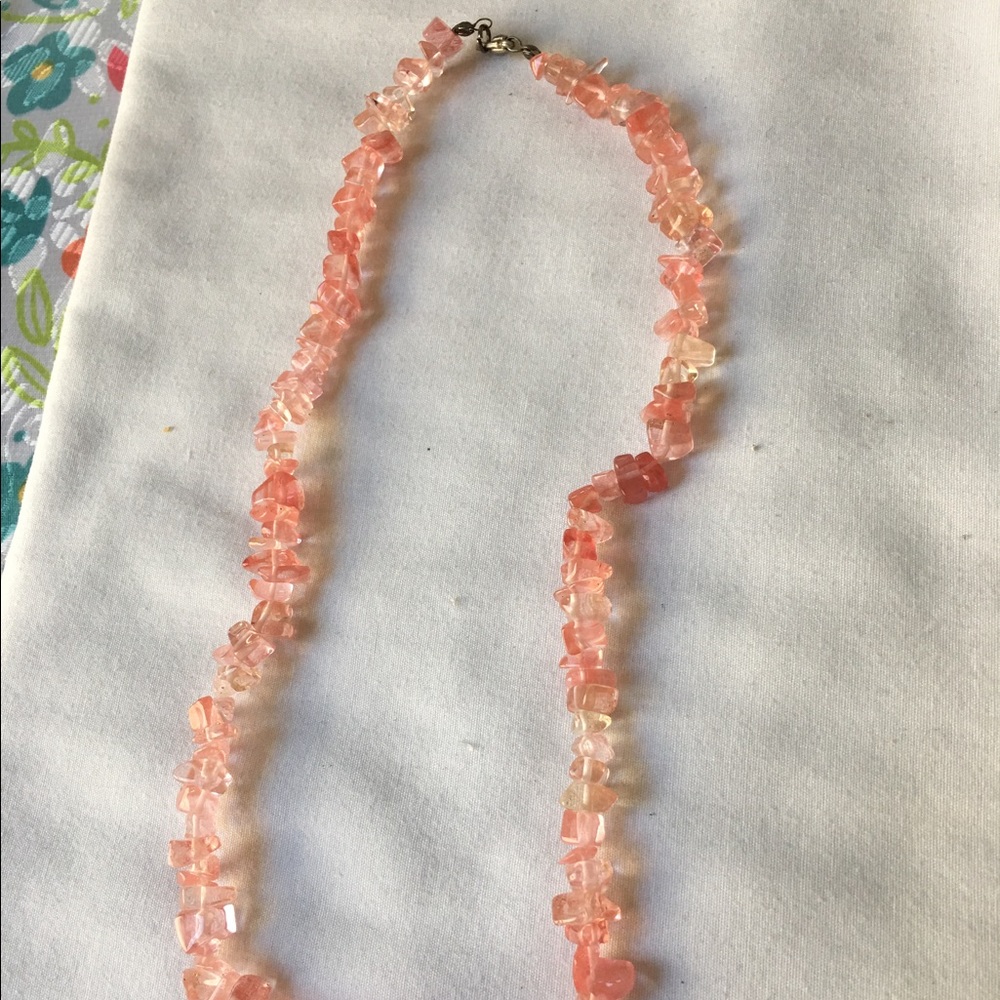 Cherry Quartz necklace