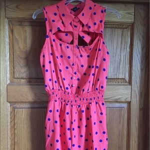 Polka dot romper. Perfect condition, size XL