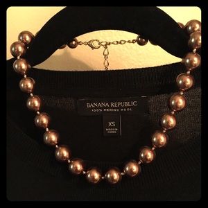 Chunky Pearl Single Strand Necklace