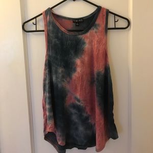 Tie die tank top