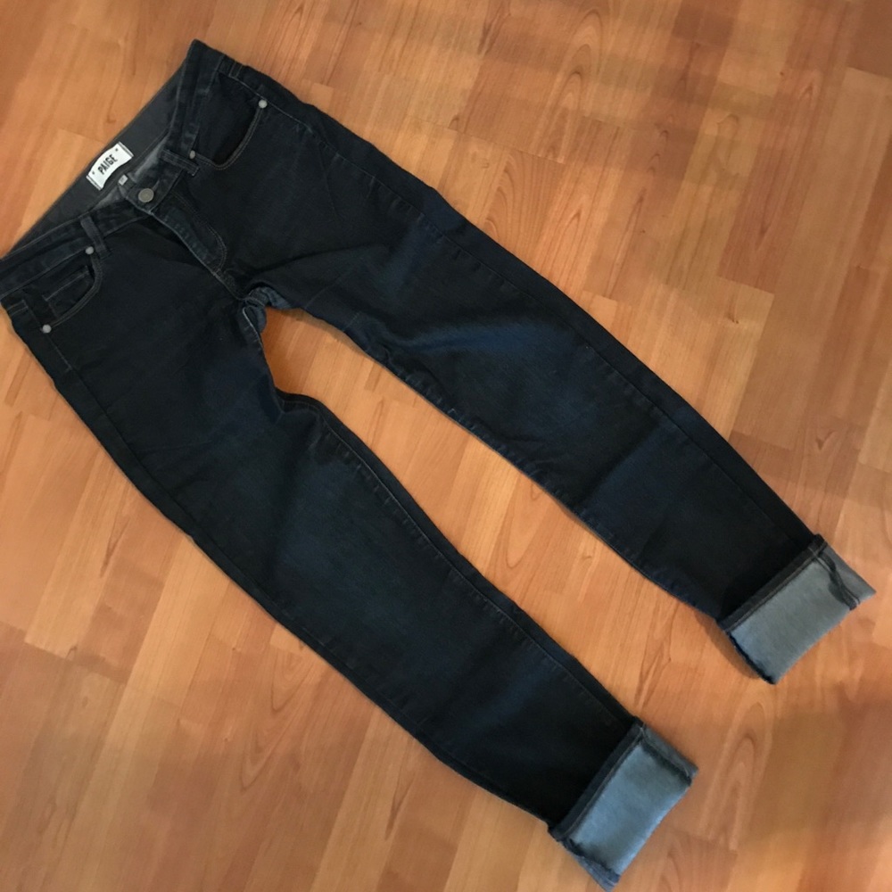 Paige Skyline Skinny Blue Jeans 28