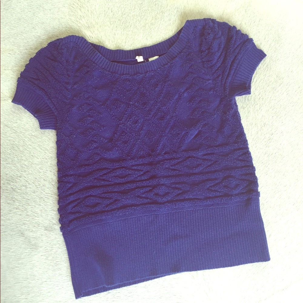 Anthropologie (Moth) short sleeved sweater