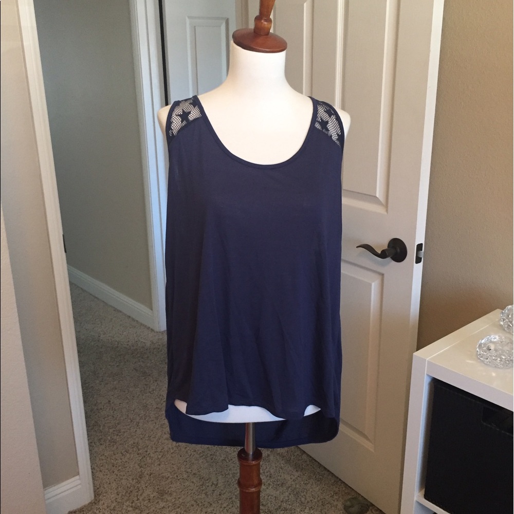 Converse One Star Navy Tank size XL