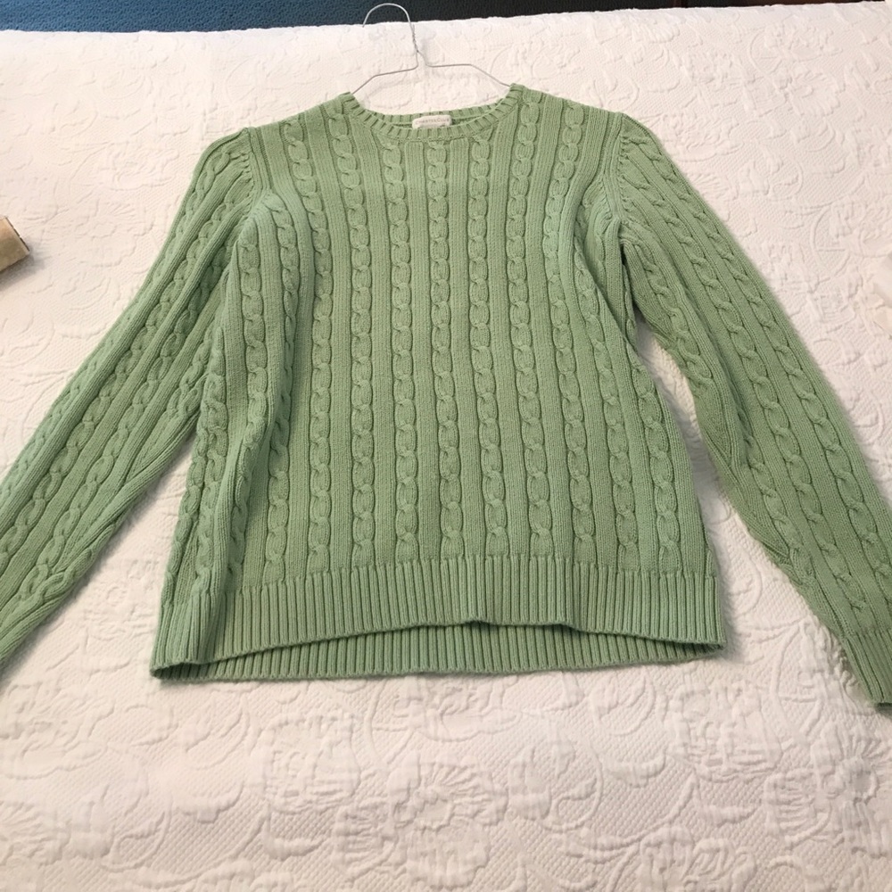 Green Medium Cotton Sweater