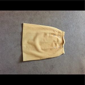 Vintage leather pencil skirt from Japan